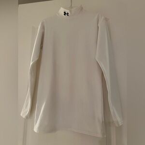 Under Armour Kids Long Sleeve Cold Gear Mock Tee, Size: Kids L